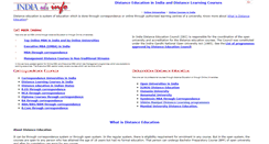Desktop Screenshot of indiaeduinfo.com