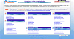 Desktop Screenshot of indiaeduinfo.co.in
